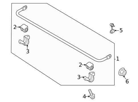 Stabilizer Bar & Components for 2025 Kia K5 #1