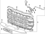 85622839 - : Grille for GMC: Sierra 1500, Sierra 1500 Limited Image
