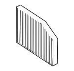 64119382885 - HVAC: Filter Element for BMW: 230i, 230i xDrive, 330e, 330e xDrive, 330i, 330i xDrive, 430i, 430i Gran Coupe, 430i xDrive, 430i xDrive Gran Coupe, M2, M240i, M240i xDrive, M3, M340i, M340i xDrive, M4, M440i, M440i Gran Coupe, M440i xDrive, M440i xDrive Gran Coupe, X3, X4, Z4 Image