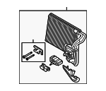 64119382867 - HVAC: Evaporator Core for BMW: 230i, 230i xDrive, 330i, 330i xDrive, 430i, 430i Gran Coupe, 430i xDrive, 430i xDrive Gran Coupe, M2, M240i, M240i xDrive, M3, M340i, M340i xDrive, M4, M440i, M440i Gran Coupe, M440i xDrive, M440i xDrive Gran Coupe, X3, X4, Z4 Image