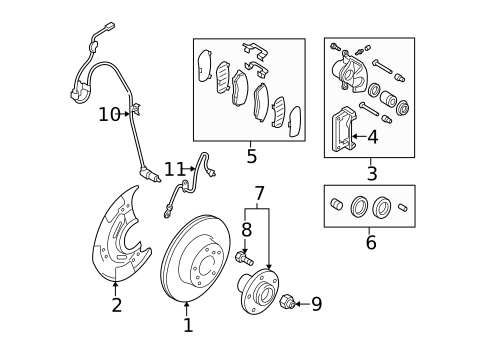 Anti-Lock Brakes for 2013 Subaru Tribeca #0