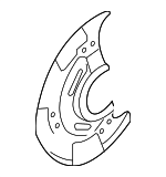 26290XA000 - Brakes: Splash Shield for Subaru: B9 Tribeca, Tribeca Image