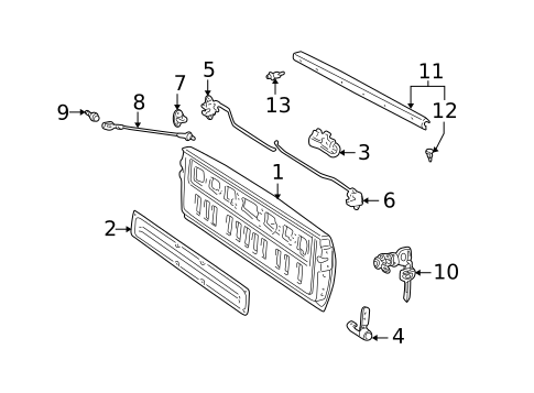 Tailgate for 2006 Toyota Tundra #0