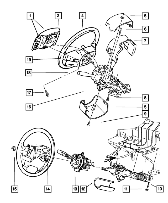 « WB611DVAC –  : Direction Volant pour Mopar Image »
