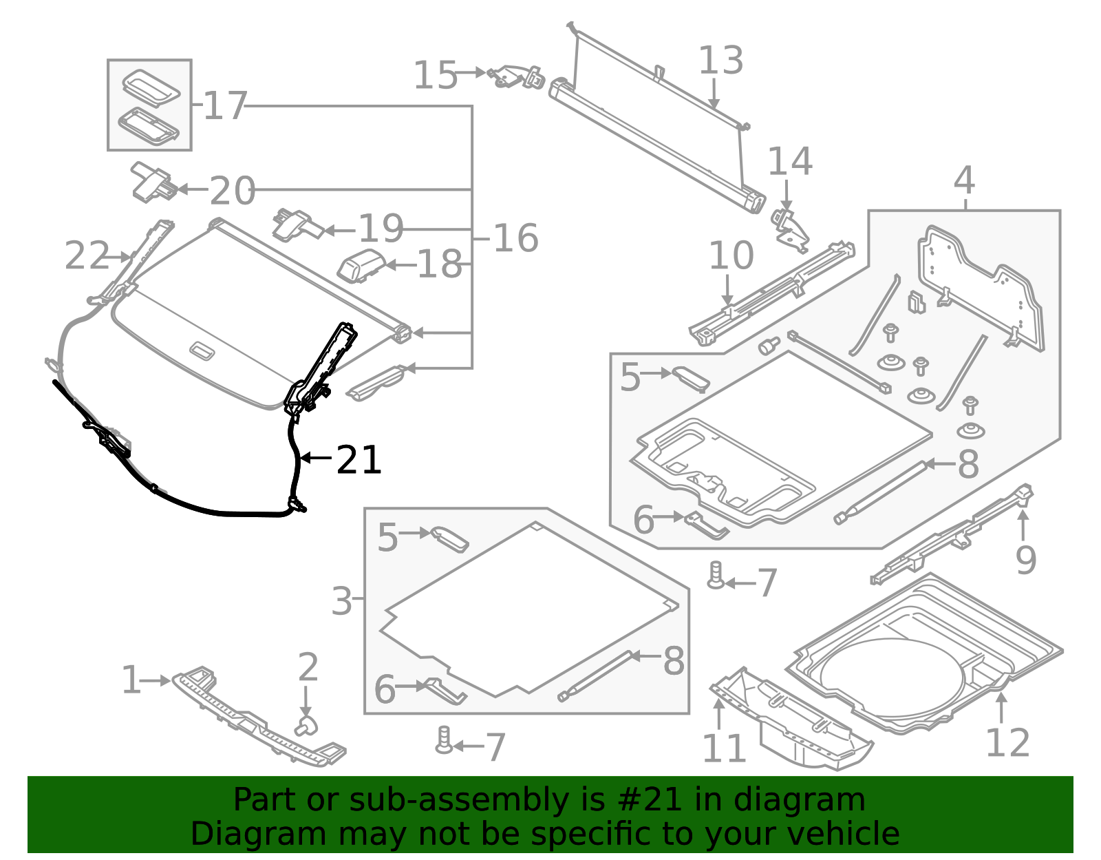 2017-2025 Volvo Guide Rail - Passenger Side (RH) 32205282 | TascaParts.com