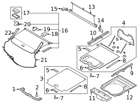 Interior Trim - Rear Body for 2017 Volvo V90 Cross Country #0