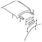 MB959314 - : Side Rail for Mitsubishi Image