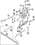 11508456 - : Power Steering Pump Bolt for Subaru Image