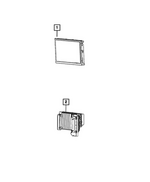 68433499AI - Electrical: Display W/o Bezel Center Stack for Mopar Image