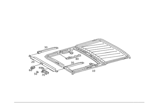Sliding/Lifting Roof Frame for 2014 Mercedes-Benz G63 AMG #0