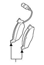 1S0698151B - Brakes: Disc Brake Pad Set for Volkswagen Image
