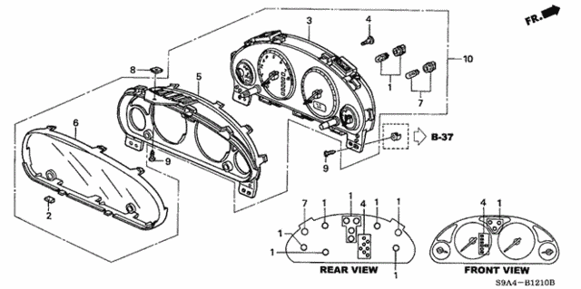 Meter Components (NS) for 2003 Honda CR-V #0