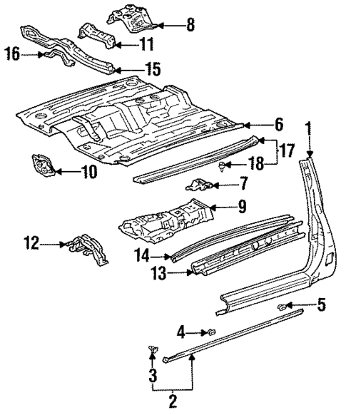 Rocker Panel for 1994 Toyota Paseo #0