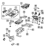 5033398AC - : Wireless Device Charger, Left Side for Ram: 1500, 2500 Image
