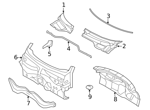 Cowl for 2013 Mini Cooper #1