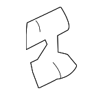 5010373AA - Cooling System: Return Line Bracket for Chrysler: 300M, Concorde, LHS, Sebring | Dodge: Intrepid, Stratus Image