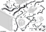 17128654834 - Radiator: Hose, Radiator for BMW Image