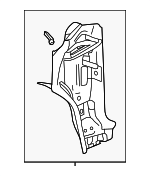 Driver Side Body Hinge Pillar Reinforcement