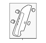 84142T60H01ZA - Body: Bolster for Honda Image