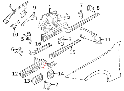 Structural Components & Rails for 2013 BMW M3 #0