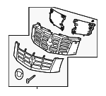 19260452 - Body: Grille Assembly for Cadillac: Escalade, Escalade ESV, Escalade EXT Image