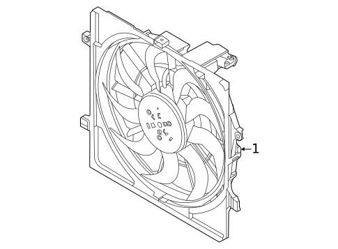 Cooling Fan for 2023 Kia Sportage #0