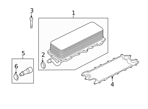 Engine Oil Cooler for 2020 Jaguar F-Type #0