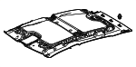 6331046071A0 - Body: Headliner for Lexus: RZ300e, RZ450e Image