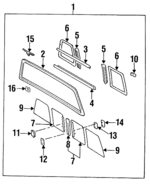 6937689102 - : Lock Gasket for Toyota Image