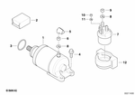 11447709449 - : Starter, Black for BMW-Motorrad Image