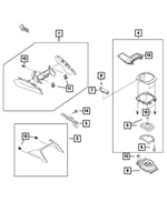 68313101AA - Interior Trim: Nut for Mopar Image