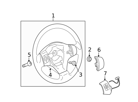 Steering Wheel & Trim for 2010 Scion xB #0