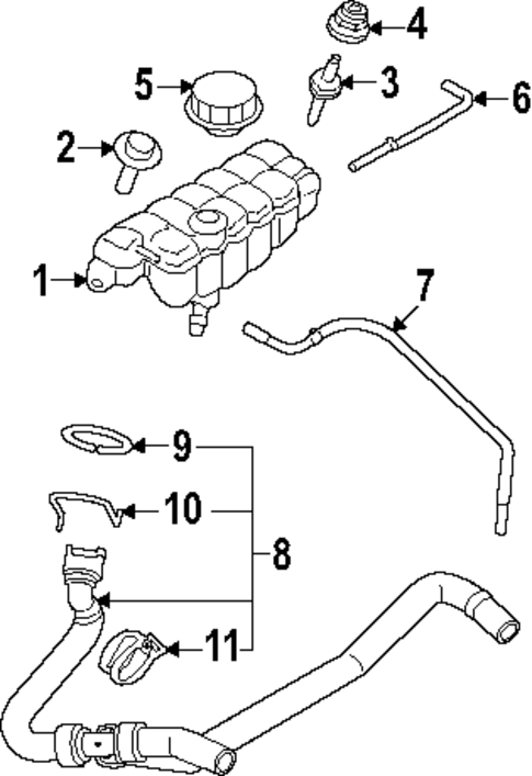 Coolant Reservoir for 2024 Ford F-150 #0