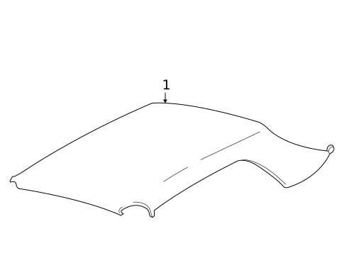 Interior Trim - Convertible Top for 2009 Ford Mustang #0