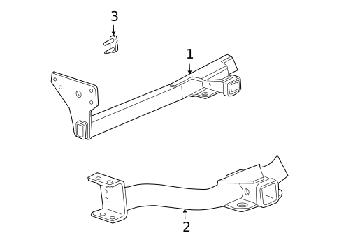 Trailer Hitch Components for 2000 Oldsmobile Bravada #0