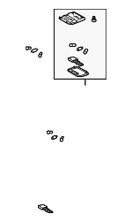 8126048660B0 - Body: Map Lamp for Lexus: RX330, RX350, RX400h Image