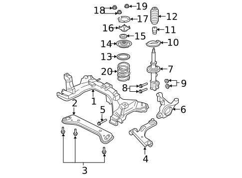 Suspension, Springs & Related Components for 2012 Ford Escape #2