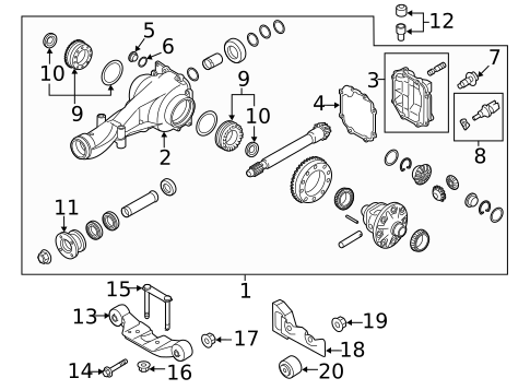 Axle & Differential for 2015 Subaru XV Crosstrek #5