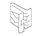 858593S500 - : Upper Quarter Trim Clip for Genesis: Electrified G80, G80, G90, GV60, GV80 | Hyundai: Accent, Elantra, Elantra GT, Elantra N, Ioniq 5, Ioniq 6, Kona, Kona Electric, Palisade, Santa Cruz, Santa Fe, Sonata, Tucson, Veloster, Veloster N, Venue Image