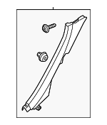 85895T1000NBD - : Lock Pillar Trim for Hyundai Image