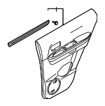 8373078K11FWH - : Door Trim Panel for Suzuki Image
