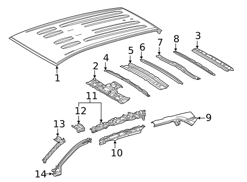 Roof & Components for 2022 Toyota RAV4 #3