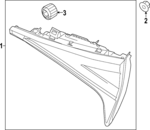 92403DW100 - Electrical: Tail Lamp Assembly for Kia: Sportage Image