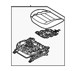 88200A7900K3F - : Cushion Assembly for Kia: Forte5 Image