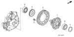 41312PL3A00 - Transmission - Manual: GEAR, SPEEDOMETER DRIVE for Honda Image