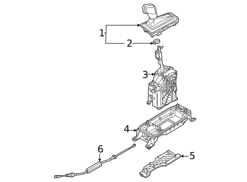 Gear Shift Control for 2023 Volkswagen Arteon #0