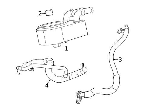 Oil Cooler for 2008 Dodge Avenger #0
