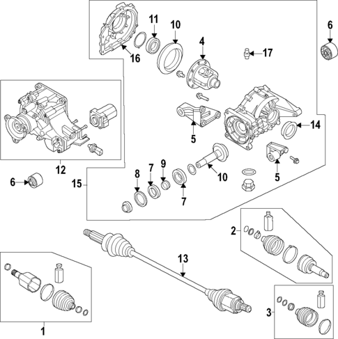 Axle Shafts & Joints for 2025 Hyundai Santa Fe #0