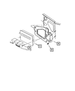 56028286AC - Electrical: Module Bracket for Dodge: Ram 1500, Ram 2500, Ram 3500 Image
