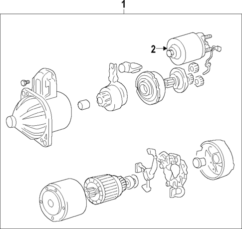 Starter for 2013 Hyundai Elantra GT #0